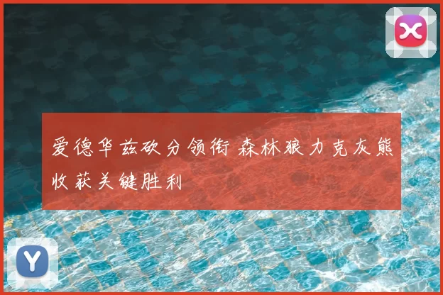 爱德华兹砍分领衔 森林狼力克灰熊收获关键胜利